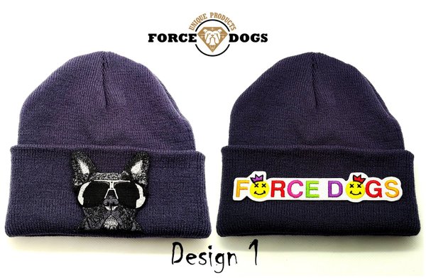"FORCE DOGS®" Mütze Dunkelgrau