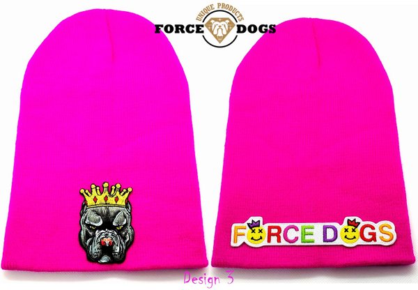 "FORCE DOGS®" Beanie Pink